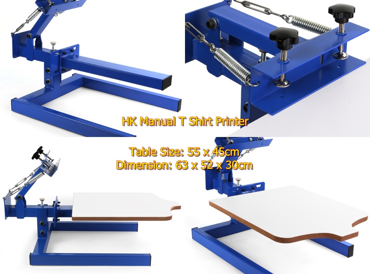 HK MANUAL T-SHIRT PRINTING TABLE